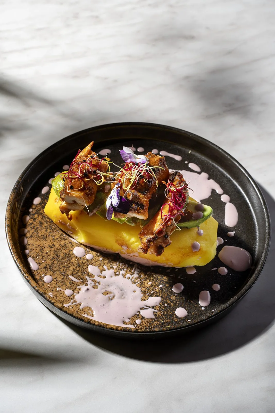 Plato del restaurante peruano Auca'llama